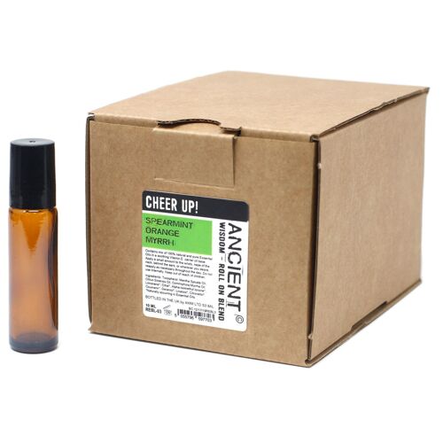 ReblUL-03 - 30x Roll On Essential Oil Blend - Cheer Up - UNLABELLED - Sold in 1x unit/s per outer