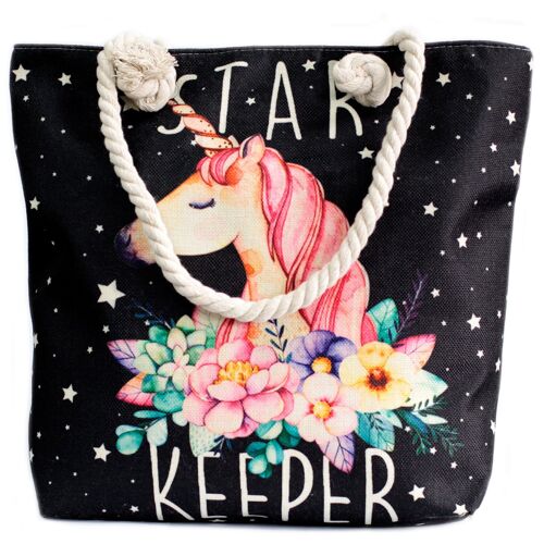 RHSB-10 - Rope Handle Bag - Star Keeper Unicorn - Sold in 1x unit/s per outer