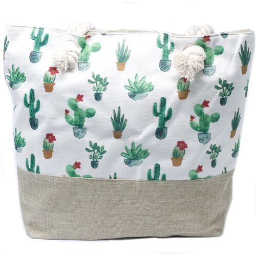 RHSB-18 - Rope Handle Bag - Mini Cactus - Sold in 1x unit/s per outer