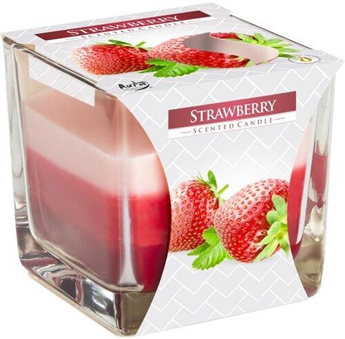 RJC-06 - Rainbow Jar Candle - Strawberry - Sold in 6x unit/s per outer