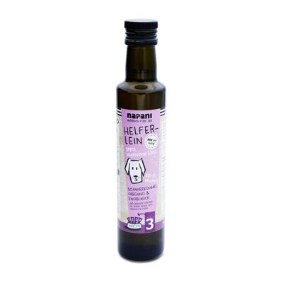 Mélange d'huiles vitales bio Helferlein pour chiens 250ml