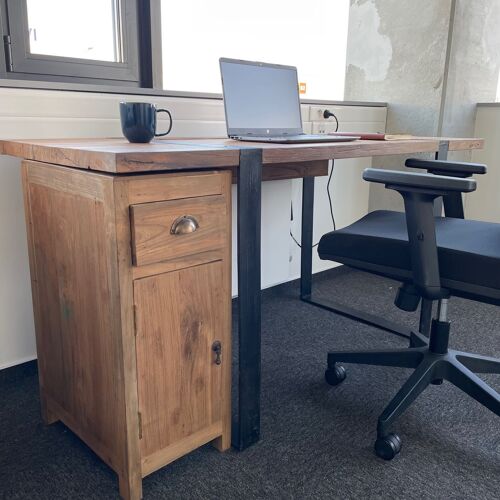 RWOF-04 - Reclaimed Wood - Office Desk Draws 30x70x35 cm - Sold in 1x unit/s per outer