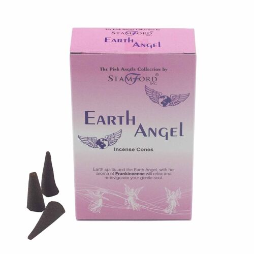 SAIC-02 - Stamford Earth Angel Incense Cones - Sold in 12x unit/s per outer
