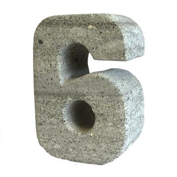 SBN-06S - Non.6 bougeoirs en granit - Vendu en 3x unité/s par extérieur 1