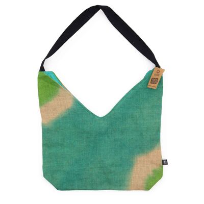 SBST-03 - Bolso tote de mezcla suave - Verde azulado - Se vende en 1x unidad/s por exterior