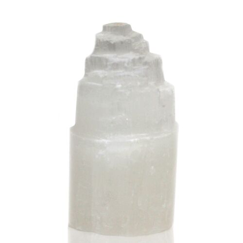 SelLp-01 - Natural Selenite Tower Lamp - 15 cm - Sold in 1x unit/s per outer