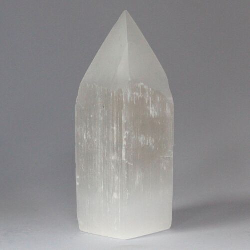 SelT-11 - Selenite Pencil Point Tower - 15 cm - Sold in 1x unit/s per outer