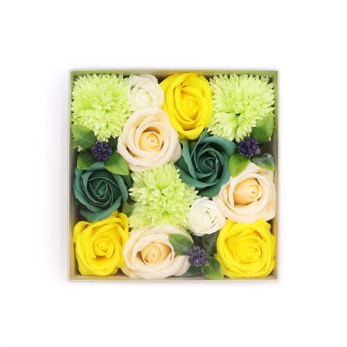 SFBX-11 - Square Box - Spring Celebrations - Yellow & Greens - Sold in 1x unit/s per outer