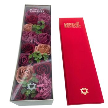 SFBX-19 - Boîte longue - Roses Vintage - Vendu en 1x unité/s par extérieur 2