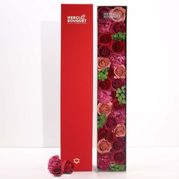 SFBX-26 - Boîte Extra Longue - Roses Vintage - Vendu en 1x unité/s par extérieur 2
