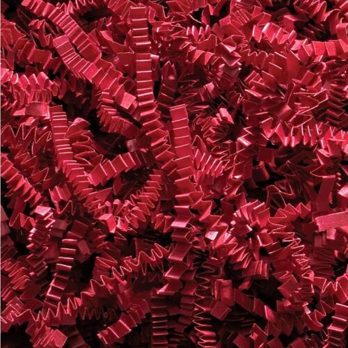 ShredsKG-02 - ZigZag DeLux Shredded Paper - Deep Red (1KG) - Sold in 1x unit/s per outer