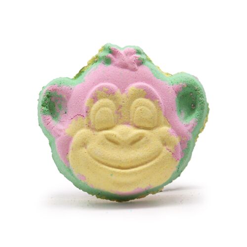 SKB-07 - Monkey Bathbomb 90g - Guava & Strawberry - Sold in 8x unit/s per outer