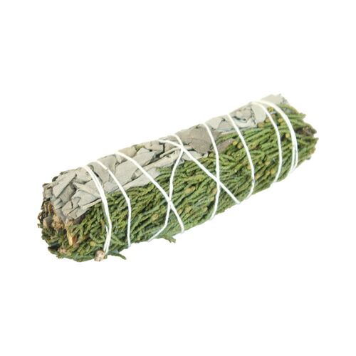 SmudgeS-17 - Smudge Stick - White Sage & Juniper 10 cm - Sold in 1x unit/s per outer