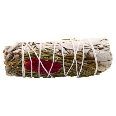 SmudgeS-45 - Smudge Stick - Salvia purificante spirituale 10 cm - Venduto in 1x unità per esterno