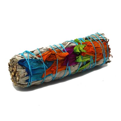 SmudgeS-56 - Smudge Stick - Salvia dell'energia positiva 10 cm - Venduto in 1x unità per esterno