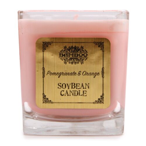 SoyC-03 - Soybean Candles - Pomegranate & Orange - Sold in 1x unit/s per outer