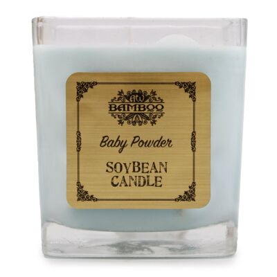 SoyC-09 – Sojabohnenglaskerzen – Babypuder – Verkauft in 1x Einheit/en pro Außenhülle