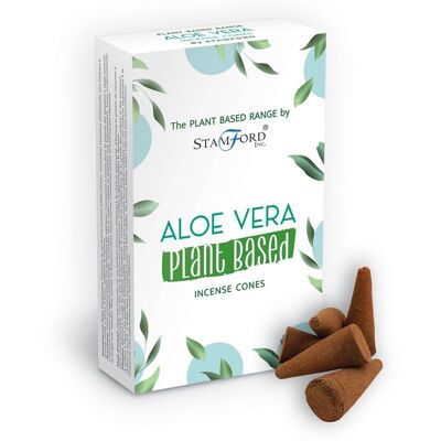 SPBiC-07 - Räucherkegel auf Pflanzenbasis - Aloe Vera - Verkauft in 6x Einheit/en pro Außenhülle