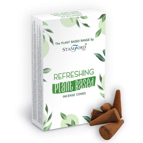 SPBiC-16 - Plant Based Incense Cones - Refreshing - Sold in 6x unit/s per outer