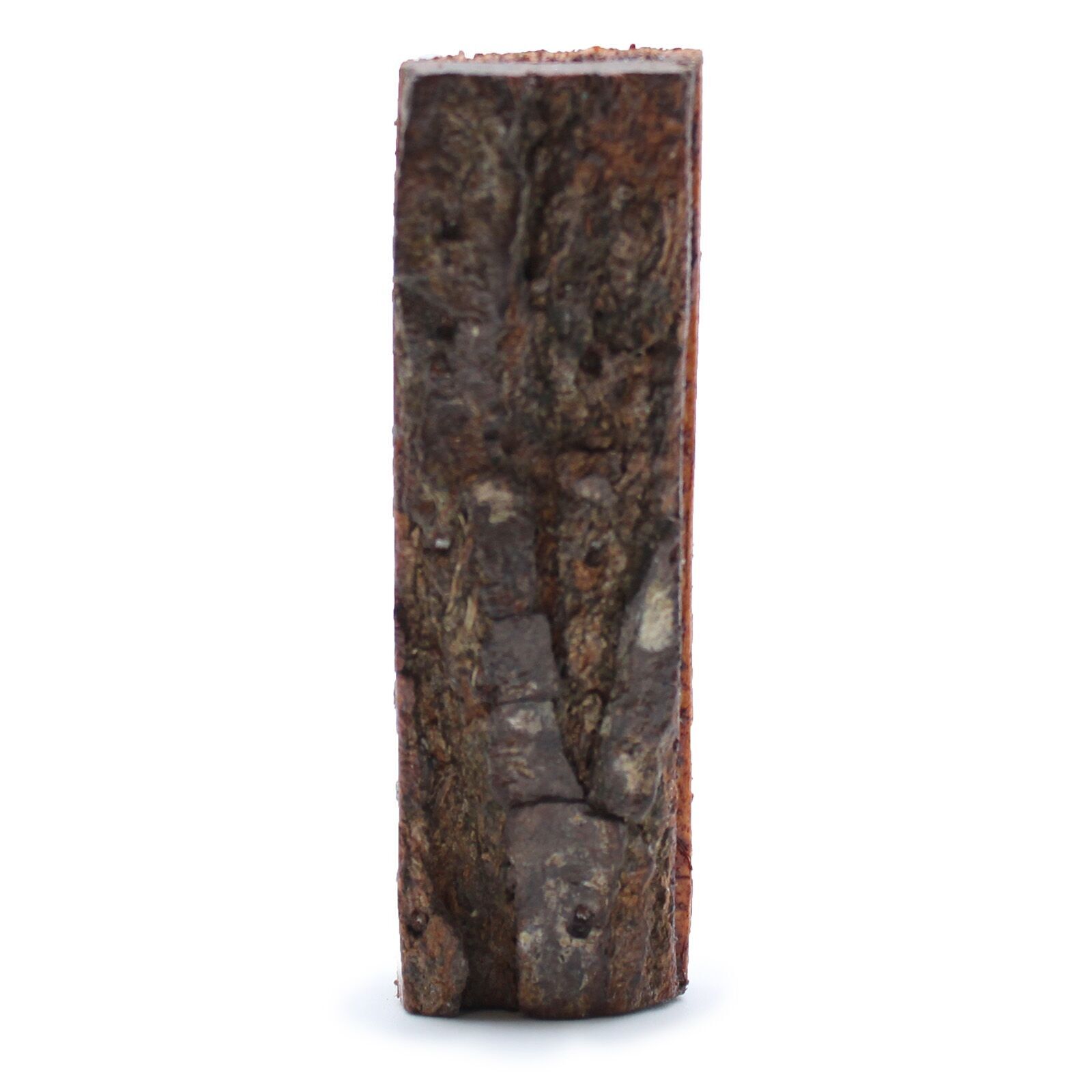 SRBL-11 - Rustic Bark Letter   - "I"  - 7cm - Sold in 12x unit/s per outer