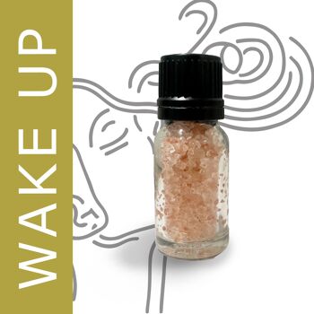 SSaltUL-04 - Sel odorant d'aromathérapie Wake Up - Étiquette blanche - Vendu en 10x unité/s par extérieur