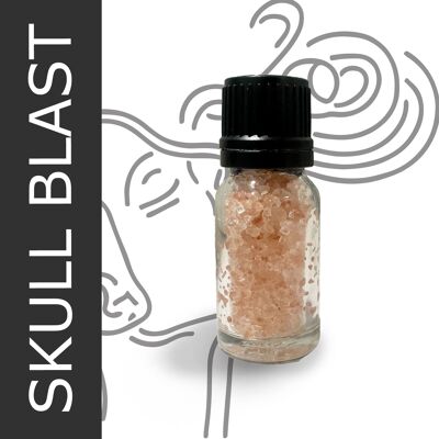 SSaltUL-06 - Sal aromática de aromaterapia Skull Blast - Etiqueta blanca - Se vende en 10 unidades/s por exterior
