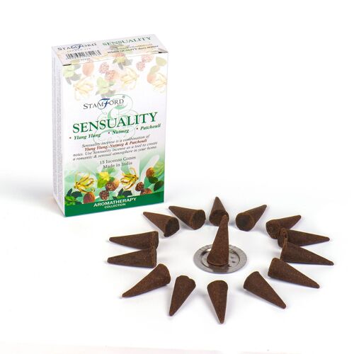 StamC-27 - Stamford Sensuality Incense Cones - Sold in 12x unit/s per outer