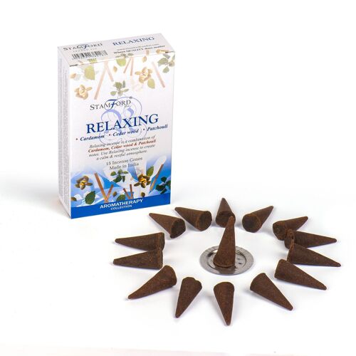 StamC-29 - Stamford Relaxing Incense Cones - Sold in 12x unit/s per outer