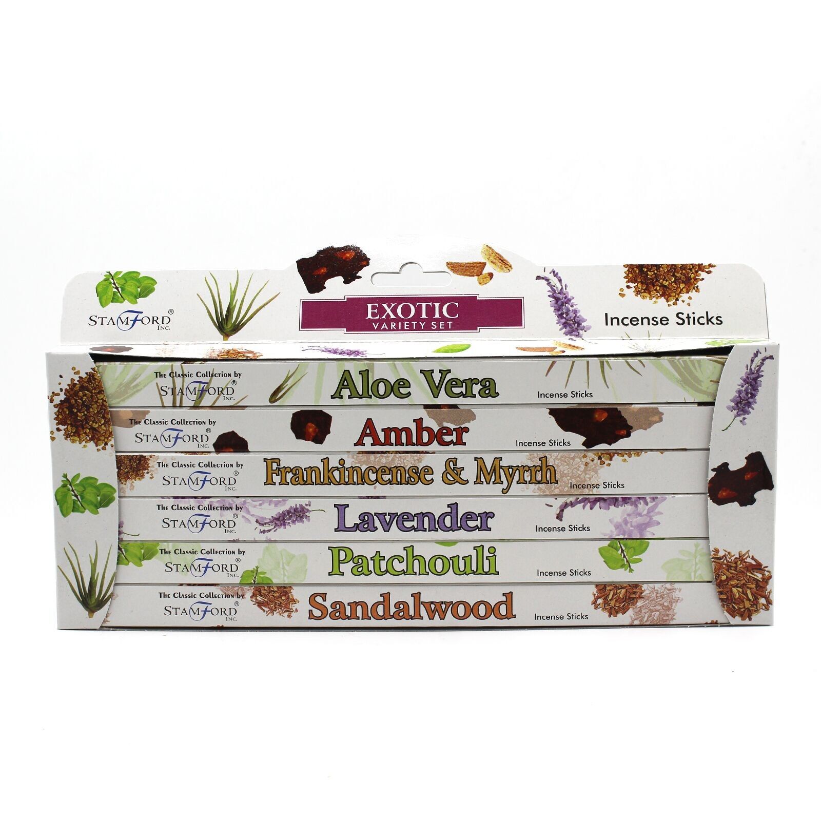 StamGS-02 - Set regalo di incenso Stamford - Esotico - Venduto in 6 unità/i per esterno