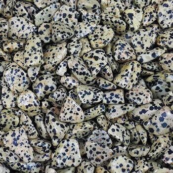 TBm-03 - L Tumble Stones - Jaspe Dalmatien L - Vendu en 24x unité/s par extérieur 3