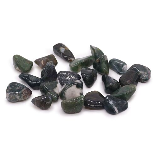 TBm-18 - L Tumble Stones - Green Moss L - Sold in 24x unit/s per outer