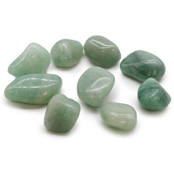 TBXL-55 - XL Tumble Stones - Aventurine Xtra Light - Vendu en 18x unité/s par extérieur 1