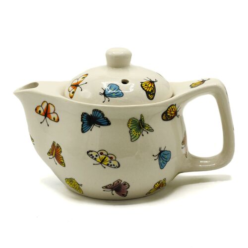TeaP-10 - Small Herbal Teapot - Butterflies - Sold in 1x unit/s per outer
