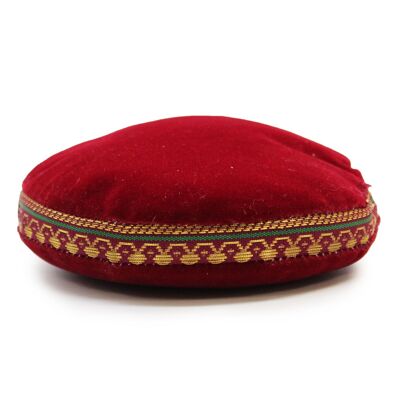 Tib-51 - Coussin en velours pour bol chantant - 11 cm - Vendu en 1x unité/s par extérieur