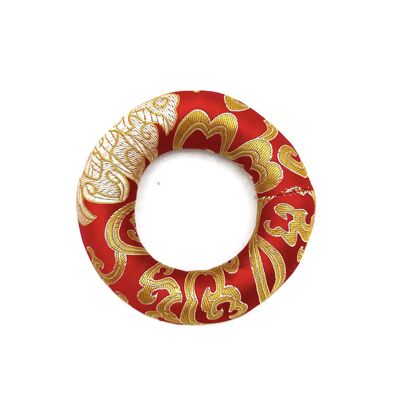 TibA-15 - Coussin cerceau 10 cm (pour bol chantant 12-14 cm) - Rouge - Vendu en 1x unité/s par extérieur