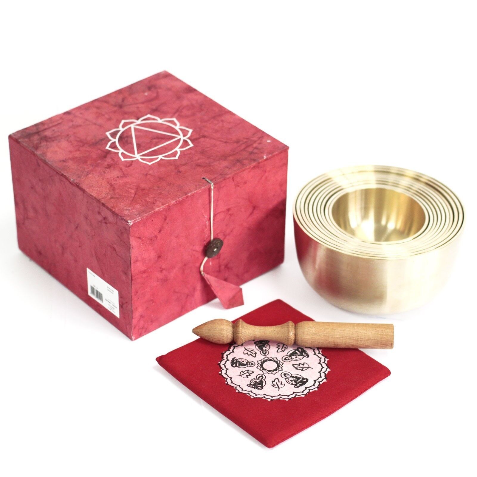 TIBS-07 - Set di 10 ciotole in metallo Bell - Venduto in 1 unità per esterno