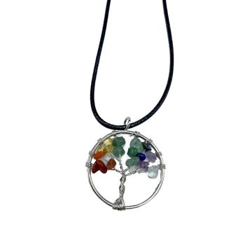 TOLP-01 - Pendentif Arbre de Vie - Chakra - Vendu en 1x unité/s par extérieur 1