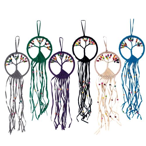 TOLD-01 - Tree of Life Dreamcatcher - 12cm (assorted) - Sold in 6x unit/s per outer