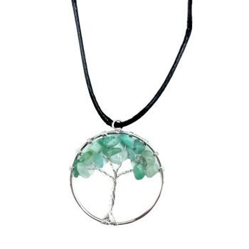 TOLP-06 - Pendentif Arbre de Vie - Jade - Vendu en 1x unité/s par extérieur 1