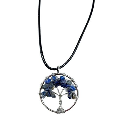 TOLP-09 - Tree of Life Pendant - Sodalite - Sold in 1x unit/s per outer