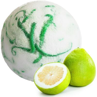 TPCB-04 - Bombas de baño de coco Tropical Paradise - Pomelo - Se venden en 16 unidades por exterior