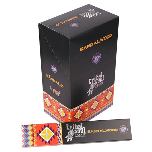 TribalSi-10 - Tribal Soul Incense Sticks - Sandalwood - Sold in 12x unit/s per outer