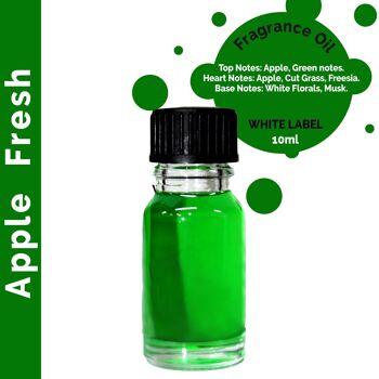 ULFO-03 - 10 ml d'huile parfumée pomme fraîche - SANS ÉTIQUETTE - Vendu en 10x unité/s par extérieur 1