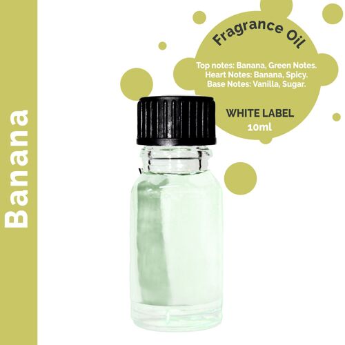 ULFO-06 - 10 ml Banana Fragrance Oil UNLABELLED - Sold in 10x unit/s per outer
