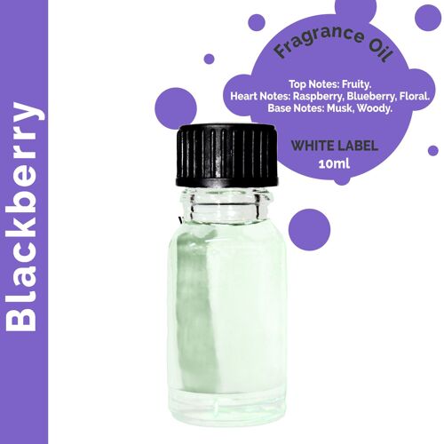 ULFO-07 - 10 ml Blackberry Fragrance Oil UNLABELLED - Sold in 10x unit/s per outer