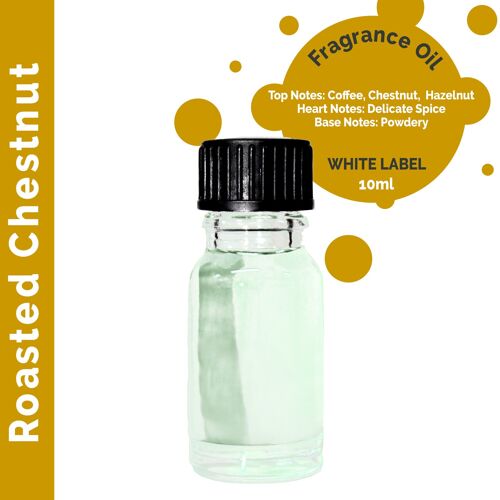 ULFO-101 - Roasted Chestnut Fragrance Oil 10ml - White Label - Sold in 10x unit/s per outer