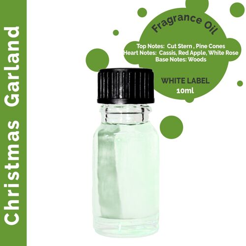 ULFO-108 - Christmas Garland Fragrance Oil 10ml - White Label - Sold in 10x unit/s per outer
