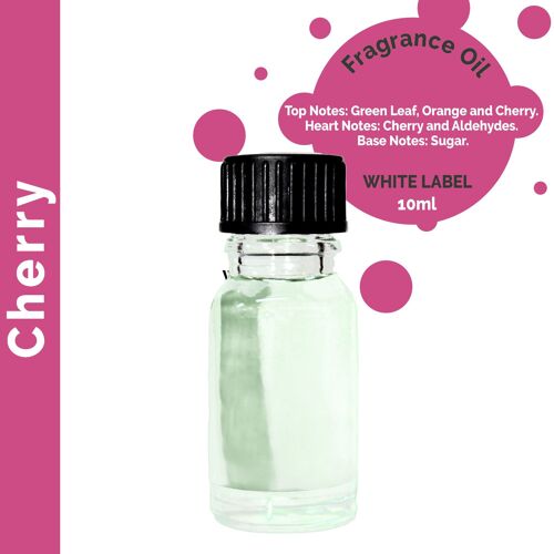 ULFO-13 - 10 ml Cherry Fragrance Oil - UNLABELLED - Sold in 10x unit/s per outer