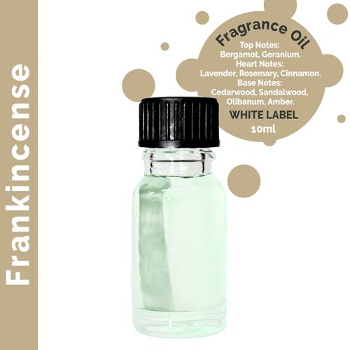 ULFO-23 - 10 ml Frankincense Fragrance Oil - UNLABELLED - Sold in 10x unit/s per outer