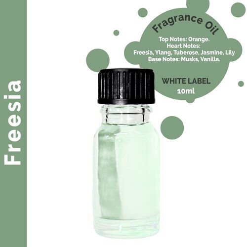 ULFO-24 - 10 ml Freesia Fragrance Oil - UNLABELLED - Sold in 10x unit/s per outer